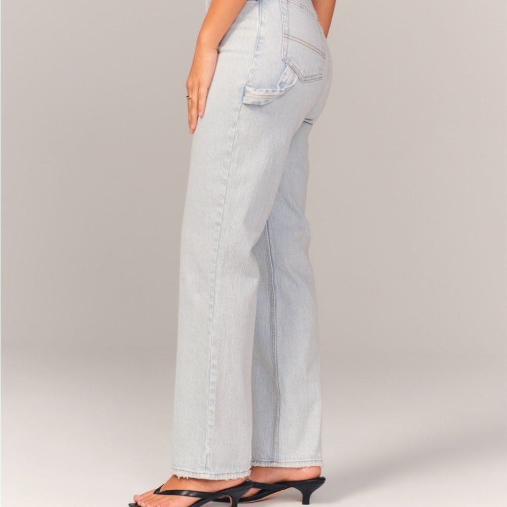 Abercrombie & Fitch Blue Straight Leg Jeans